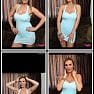 Tanya Tate Blue Lingerie and Turquoise Strip Tease Pics 040423