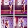 Tanya Tate Pole Dancing UK Union Jack Sequin Outfit Pics 040423