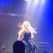 Britney Spears Do Something live in Vegas on VERY SEXY BLACK LATEX CATSUIT 300914mp4 00011