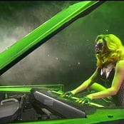 Lady Gaga Sexy Latex Catsuit Live 2010 HD 091014mp4 00001