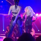 Britney Spears Freak Show in Vegas 5 10 SEXY BLACK LATEX CATSUIT 231014mp4 00008