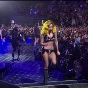 Lady Gaga Sexy Black Latex Live 2010 HD 231014mp4 00009