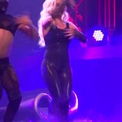 Britney Spears Im A Slave 4 U Live Las Vegas 5 9 2014 Sexy Black Latex Catsuit 291014mp4 00010