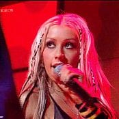 Christina Aguilera Dirrty Spread Legs Leather Chaps Topless Live Top of the Pops Germany 2002 new 070914 291014mkv 00001