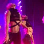 Get Naked Slave 4 U Freakshow Britney Spears Piece Of Me Tour Sexy Black Latex Catsuit 301114mp4 00007