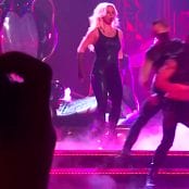 Britney Spears Im A Slave 4 U Live Las Vegas Black Latex Catsuitmp4 00007