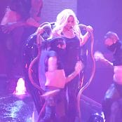 Britney Spears Slave Freakshow May 7 2014 Planet Hollywood Sexy Black Latex Catsuit 191214mp4 00003
