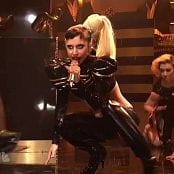 Lady Gaga Born This Way Live SNL Black Latex Rubber FULL HD new 230315156avi 00005