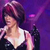 Rihanna Tour Black Latex Lingerie Parts new 0305159272455avi 00006