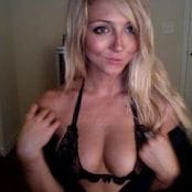 Brooke Marks Sexy Black Lingerie Camshow Video