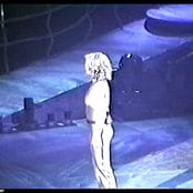Britney Spears I am a slave for you live at chicago crazy 2k tour Rare Golden Latex Catsuit new 190715 avi