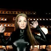 Britney Spears Black Latex Catsuit new 270715 avi