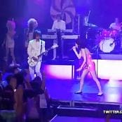 Katy Perry ET Live Walmart Soundcheck Pink Latex Video