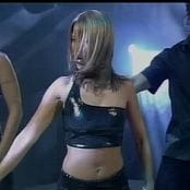 Rachel Stevens Sexy Shiny Black Tube Top Dancing Video