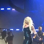 Britney Spears Skin Tight Black Catsuit Live LA POM HD Video