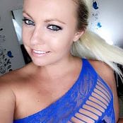 Kalee Carroll Blue Sheer Bodysuit OnlyFans 114