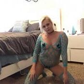 Kalee Carroll Blue Fishnet Bodysuit Video 329 131217 mp4 