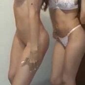 Britney Mazo and Mellany Mazo Nude Cusom Dancing Video 220418 mp4 