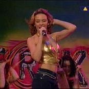 Kylie Minogue Spinning Around Interaktiv Golden Latex Top 260518 mpg 