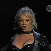 Britney Spears onyx hotel Blonde Hair Overprotected black latex 030718 avi 