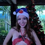Mellany Mazo Red Christmas V Dress TBS 4K UHD Video 039 111218 mp4 