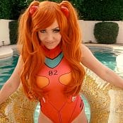 Jessica Nigri & Meg Turney Evangeling Swim Party HD Video