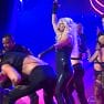 Britney Spears Freak Show in Vegas 5 10 SEXY BLACK LATEX CATSUIT 231014mp4 00061