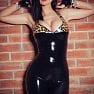 Latexotica Lilly Leopard Print Latex Catsuit Pics 2325
