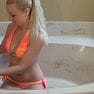 Alisa Kiss 15072301 Orange Bikini Bubble Bath HD Video mp4 