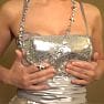 Alisa Kiss 15123101 Shiny Silver Dress HD Video mp4 