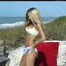 Destiny Model Beach Baby Blue Bikini Shorts Bra Video mp4 
