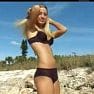 Destiny Model Beach Purple Bra Panty Video mp4 