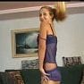 Destiny Model Paisley Top Sheer Blue Short Shorts Thong Video mkv 
