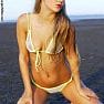 Jen Hilton Jen Yellow Bikini 2004 104668