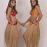 Cutie Frutti Set 107 Tipi and Oli as hula girls 2562