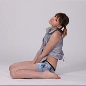 TeenModelingTV Amber Gray Ruffle 061