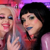 Octokuro & Purple Bitch Harley Quinn & Punchline Threesome HD Video