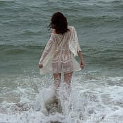 PilGrimGirl Wild Kitty Meeting The Sea in Lace and Wind Set 002 002