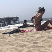 Hottie On Beach Tanning Hidden Cam HD Video
