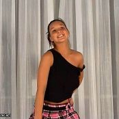 Christina Model 074 Black Pink Plaid Skirt AI Enhanced TCRips Video 300124 mkv