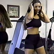 Christina Model Two Piece Workout Outfit 1 AI Enhanced HD Video