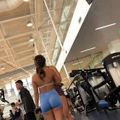 Blue Leggings Candid Girl In The Gym XCandid Video 241024 mp4