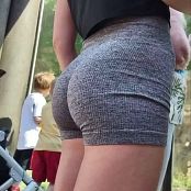 Hot Blonde Candid Girl In Grey Shorts X Candid Video 271024 mp4