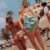 Sexy candid Bikini TEENS walking on the street Video 201124 mp4