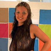 Christina Model 090 Black Sheer One Piece with Blue Skirt AI Enhanced TCRips Video 011224 mkv