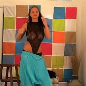 Christina Model 090 Black Sheer One Piece with Blue Skirt AI Enhanced TCRips Video 011224 mkv