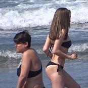 Sexy TEEN in black Bikini enjoying the Beach Video 201124 mp4