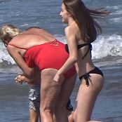 Sexy TEEN in black Bikini enjoying the Beach Video 201124 mp4