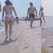 Pale Girl In Blue Thong Beach Candid Video 291224 mp4