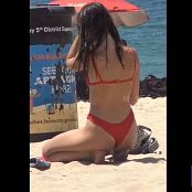 Teen In Red Thong Beach Voyeur Video 250125 mp4